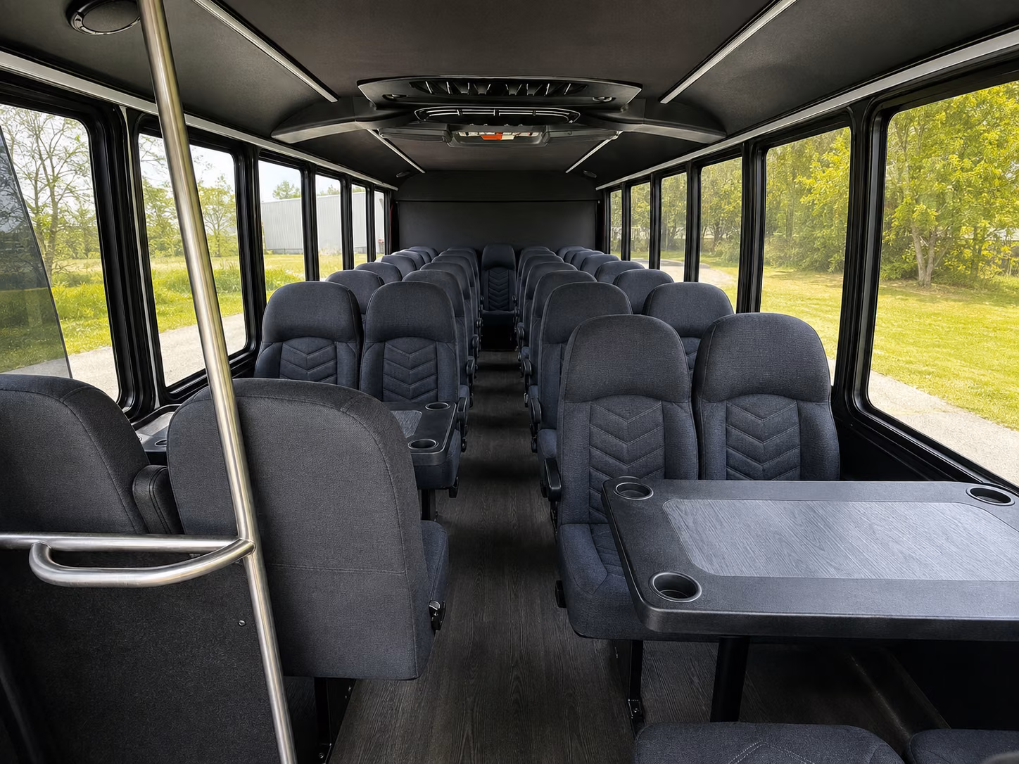yuma 20 passenger minibus inside
