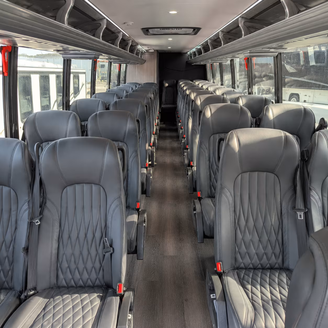 yuma 25 passenger minibus inside