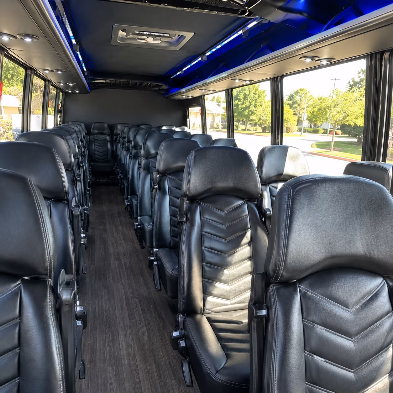 yuma 30 passenger minibus interior