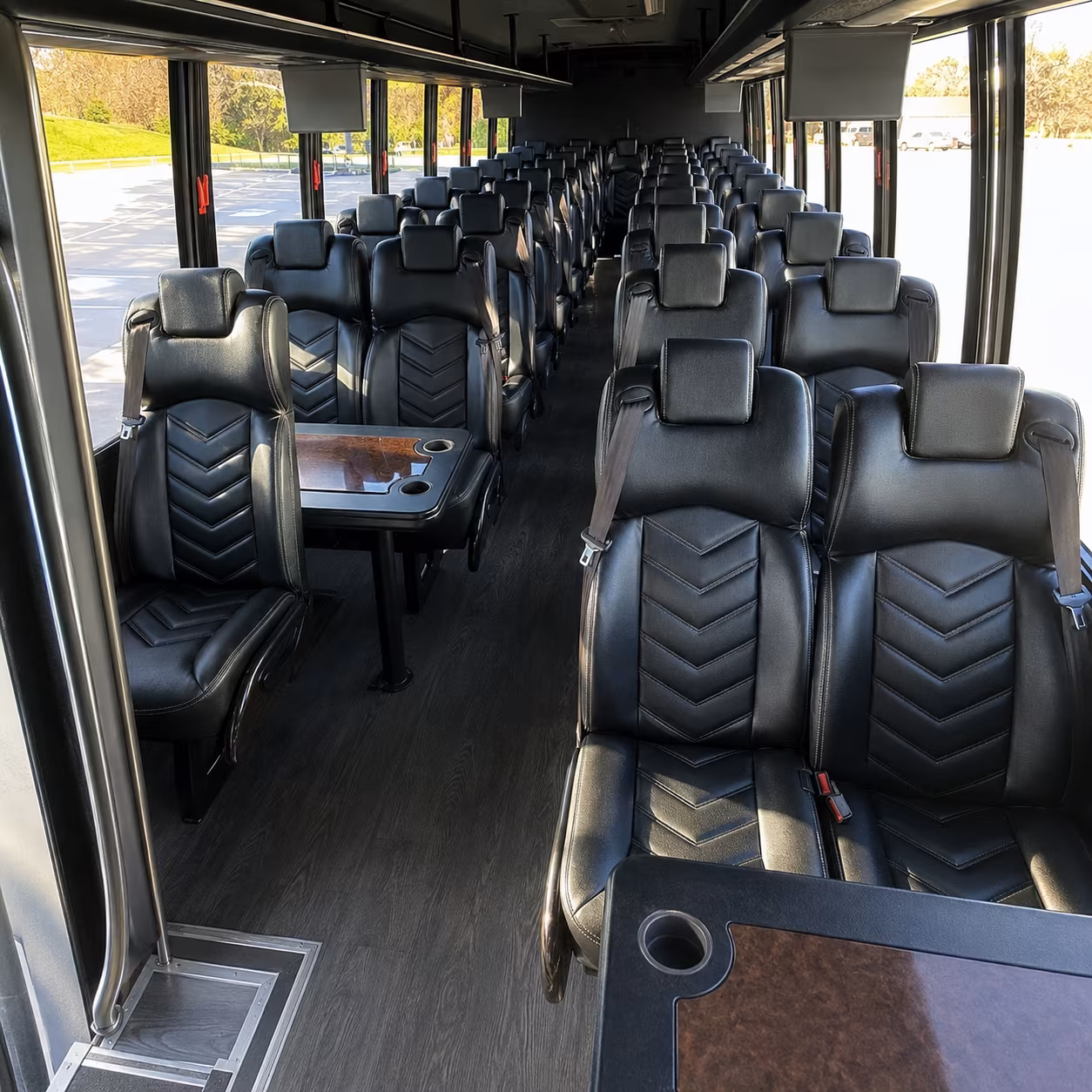 yuma 35 passenger minibus inside