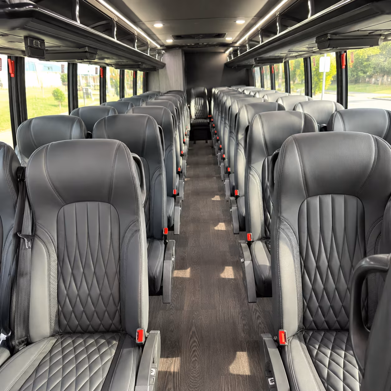 yuma 35 passenger minibus interior