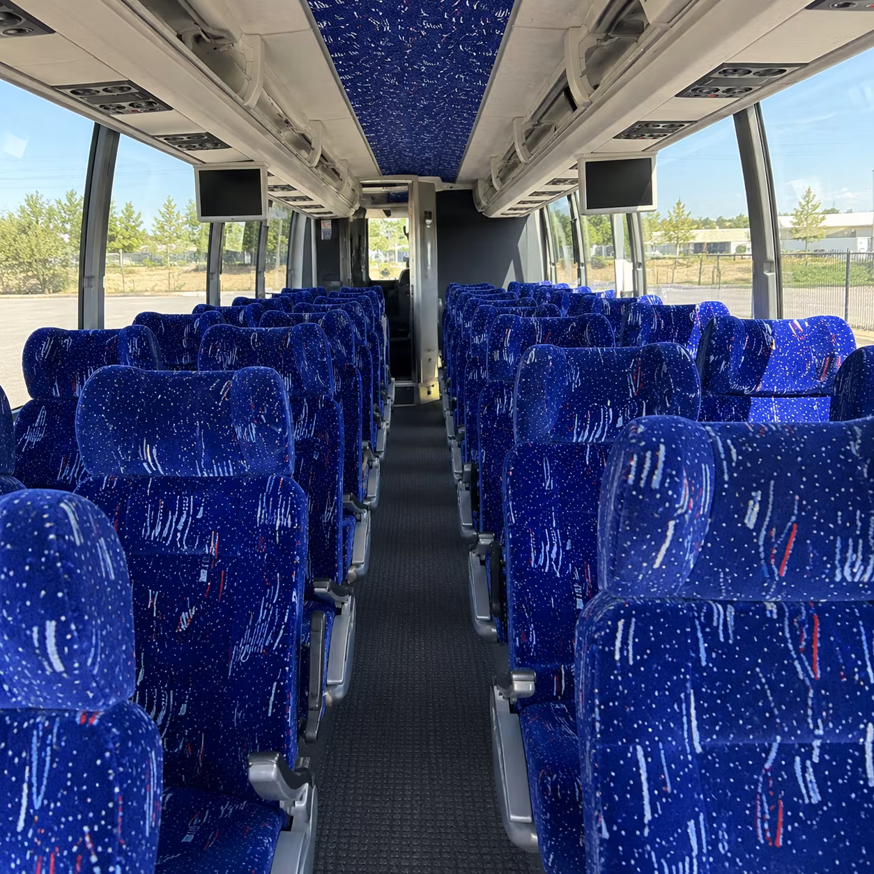 yuma charter bus inside