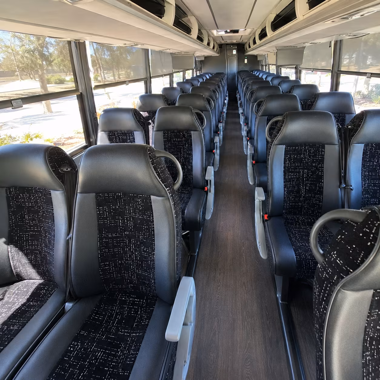 yuma charter bus interior