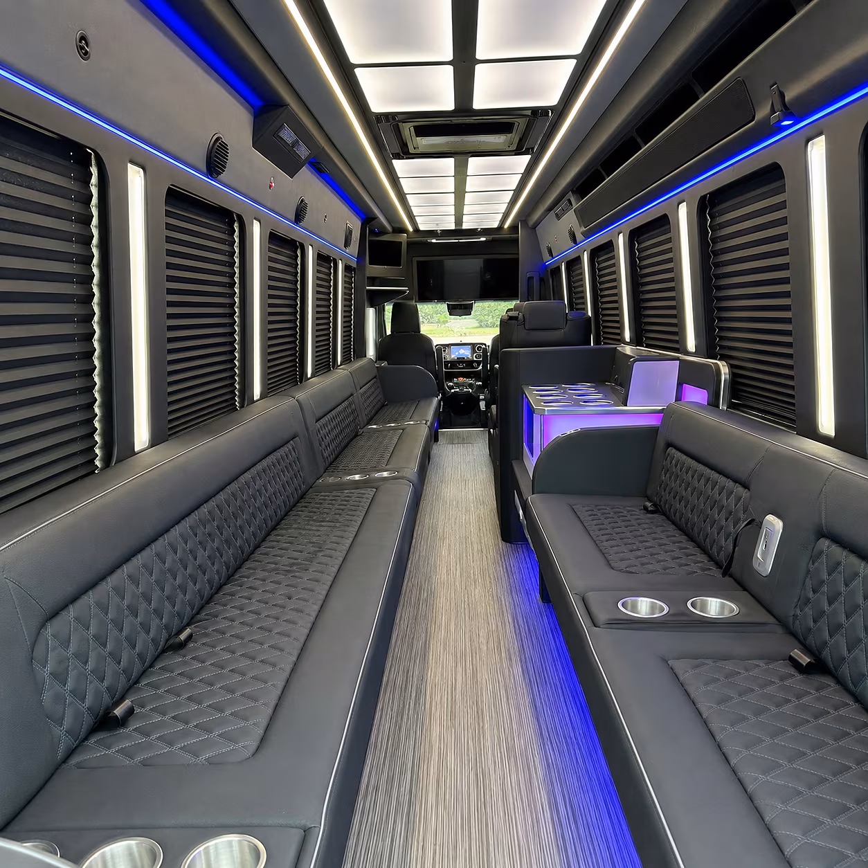 yuma party bus inside
