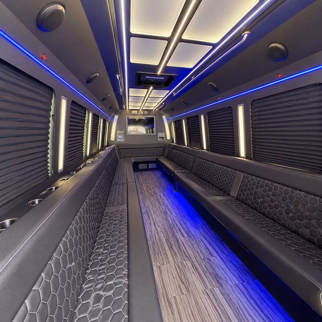 yuma party bus interior
